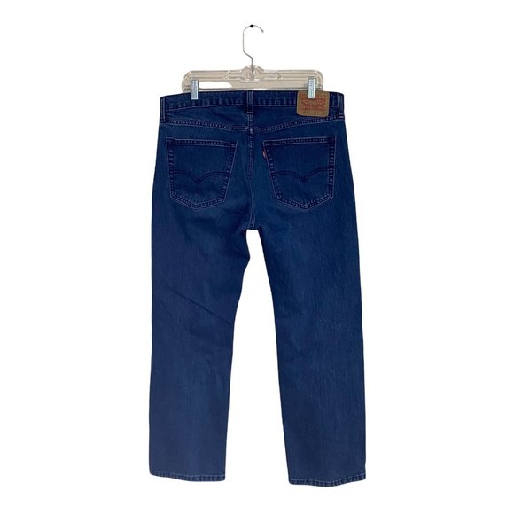 Levi's Men's 559 Relaxed Straight Dark Wash Jeans Size 36/30 - Picture 2 of 9